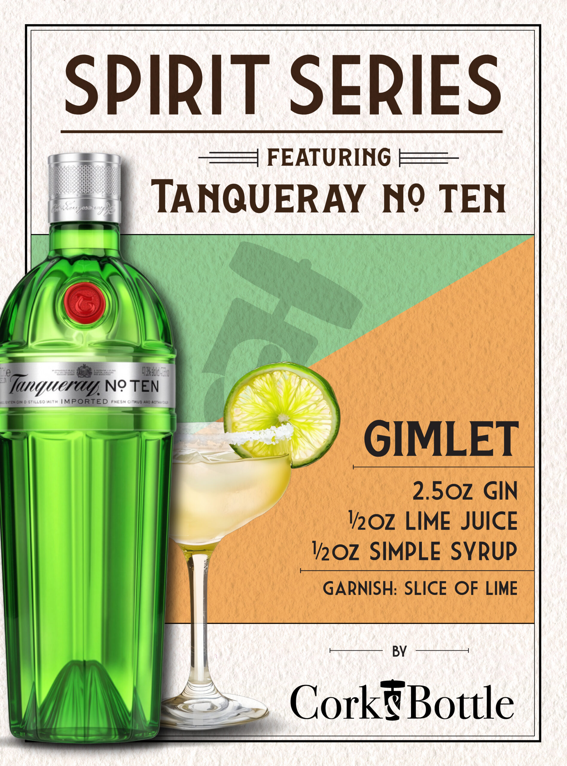 cnb st tanqueray gimlet recipe card f